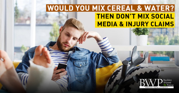 Would You Mix Cereal & Water? Then Don’t Mix Social Media & Injury Claims